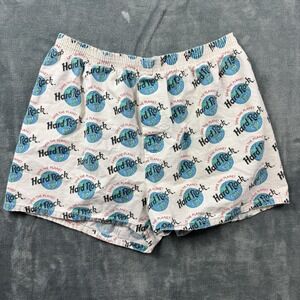 Vintage 90s Hard Rock Cafe "Save The Planet" Boxer Shorts Size Medium